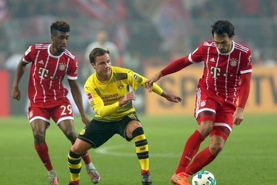Spielten beide schon für Bayern und den BVB: Mats Hummels (r) und Mario Götze (M).