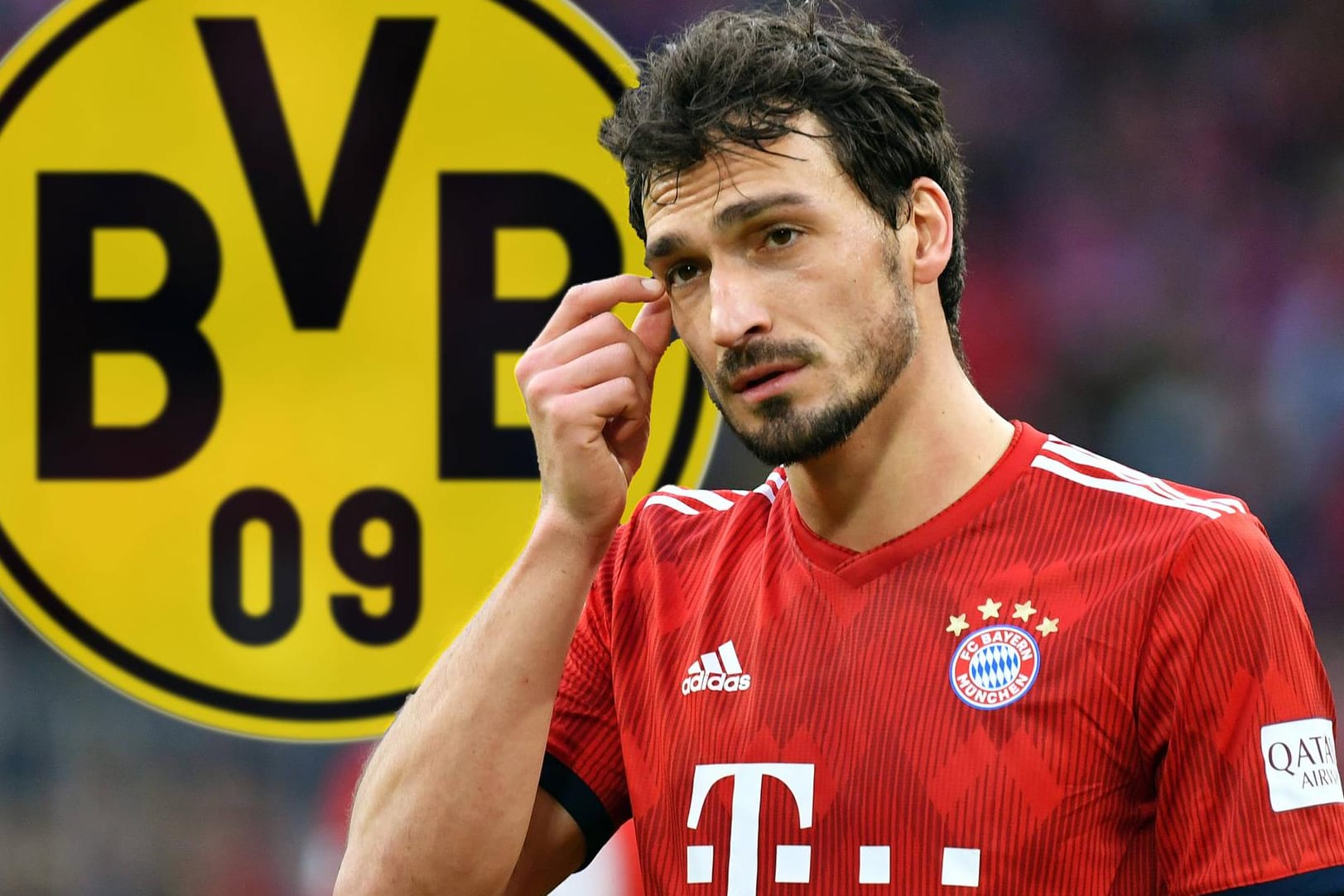 Transfergerüchte: Mats Hummels wechselte 2016 von Borussia Dortmund zu Bayern München. Über eine Rückkehr zum BVB wird allerdings seit einigen Tagen spekuliert.