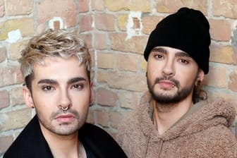 Bill (l) und Tom Kaulitz, Musiker der Band Tokio Hotel.