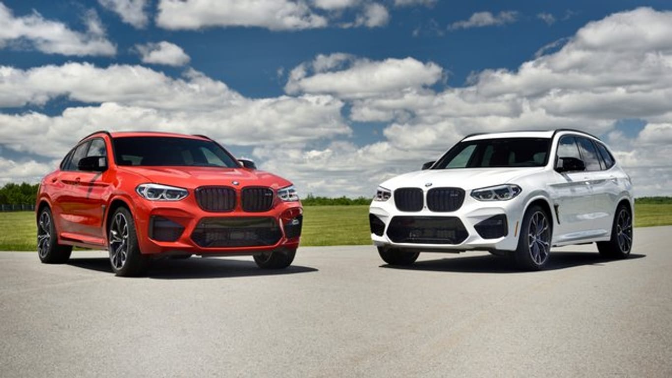 Neue Schürzen, größere Nüstern: So kommen die M-Modelle von BMW X3 und X4 daher.