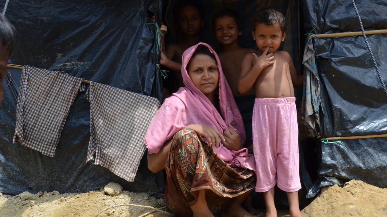 Der größte Teil der Flüchtlinge in dem Camp in Cox’s Bazar sind Frauen und Kinder.