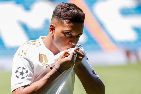 Mit Real Madrid gleich Feuer und Flamme: Neuzugang Rodrygo Silva de Goes.