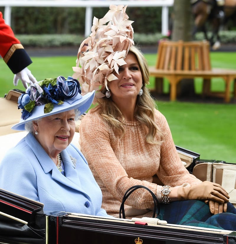 Königin Máxima begleitete die Queen zum Pferderennen in Ascot.