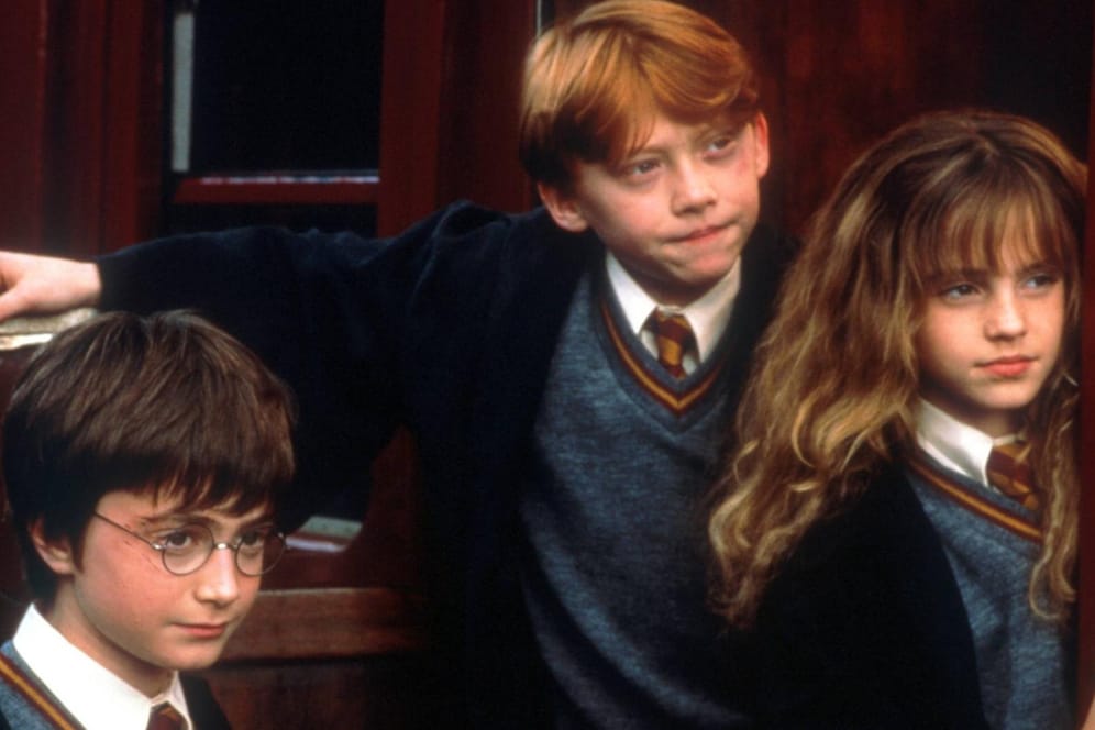 Mit "Harry Potter und der Stein der Weisen" wurden Daniel Radcliffe, Rupert Grint und Emma Watson 2001 berühmt.
