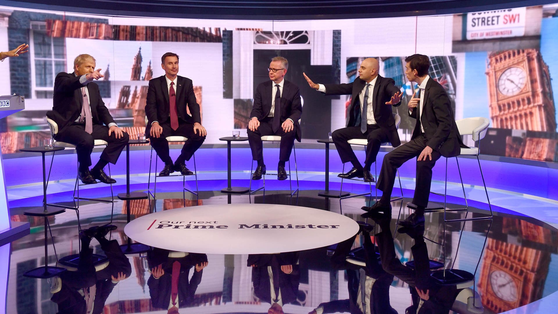 Boris Johnson, Jeremy Hunt, Michael Gove, Sajid Javid and Rory Stewart: Die Anwärter auf Theresa Mays posten haben sich erneut eine TV-Debatte geliefert.