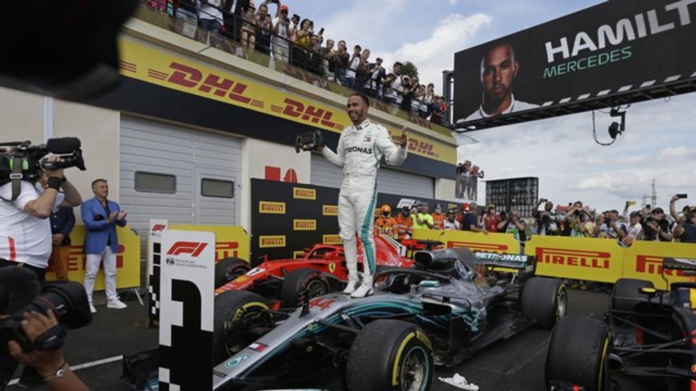 Obenauf: Mercedes-Pilot Lewis Hamilton siegte 2018 in Le Castellet.