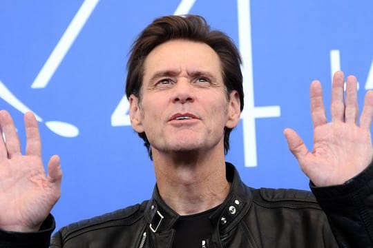 Lasst das Leben laufen: Jim Carrey in Venedig 2017.