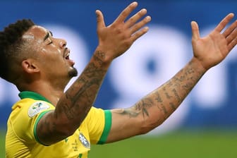 Brasiliens Gabriel Jesus verzweifelt: Gleich drei Tore wurden seinem Team bei der Copa America nicht gegeben.