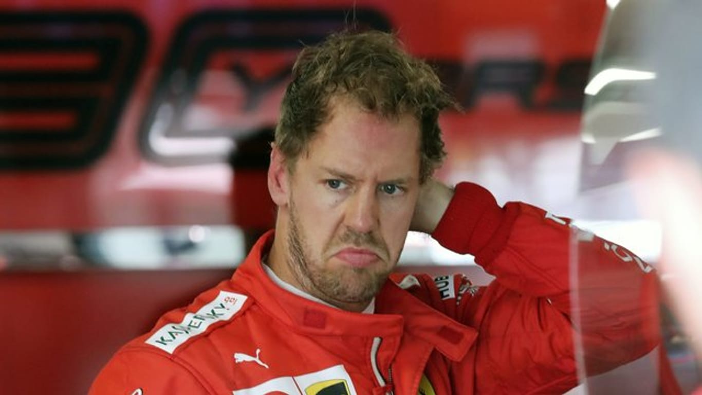 Beim Rennen in Frankreich droht der nächste Tiefschlag: Sebastian Vettel in der Frustfalle.