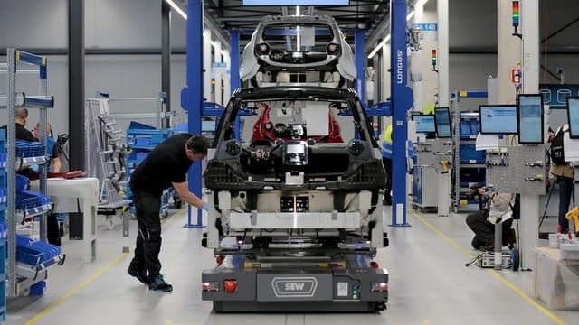 Produktion beim Elektroauto-Hersteller e.