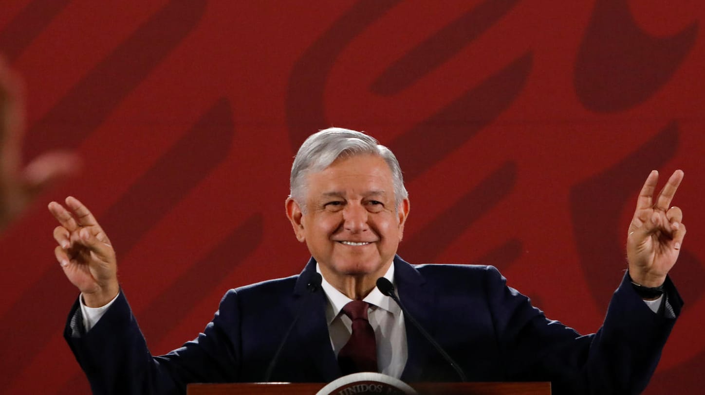 Präsident Andres Manuel Lopez Obrador: Mexiko hat als erstes Land das neue Freihandelsabkommen ratifiziert.