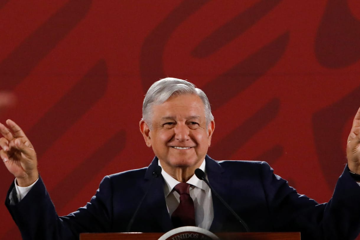 Präsident Andres Manuel Lopez Obrador: Mexiko hat als erstes Land das neue Freihandelsabkommen ratifiziert.