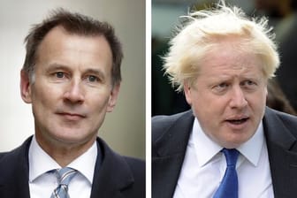 Außenminister Jeremy Hunt (l) und sein Amtsvorgänger Boris Johnson müssen sich nun dem Votum der 160.