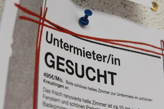 Ein unabgesprochenes Gesuch mit der Überschrift "Untermieter/in gesucht" kann einem übel zu stehen kommen.