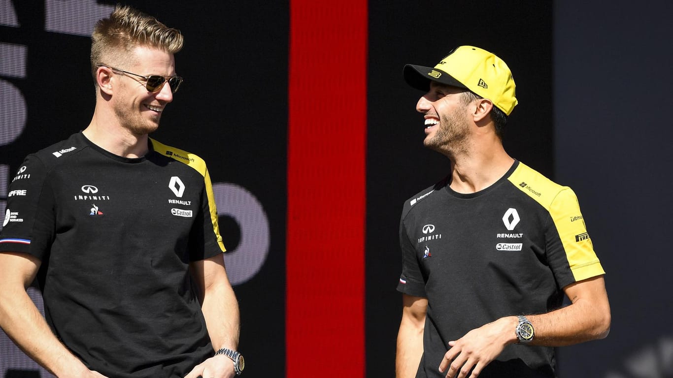 Nico Hülkenberg (links) und Daniel Ricciardo wollen an das gute Ergebnis von Kanada anknüpfen.