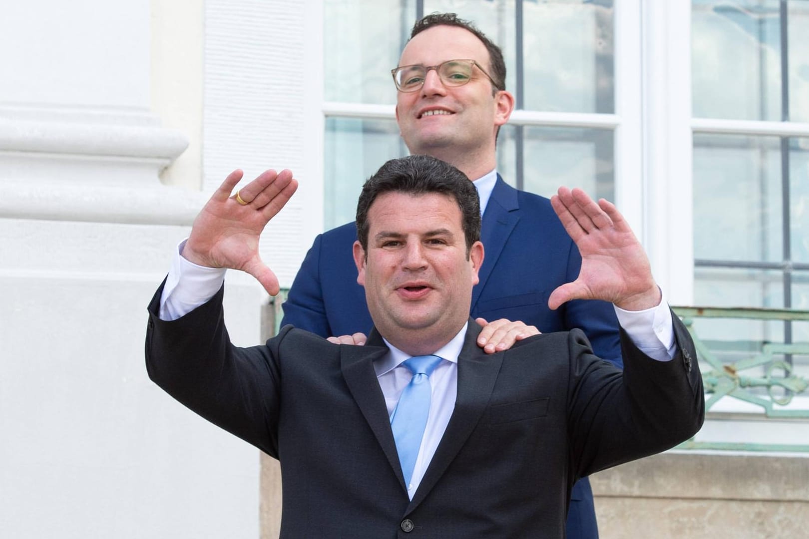 Arbeitsminister Hubertus Heil und Gesundheitsminister Jens Spahn: Sie wissen beide noch nicht, wie sie ihre Pläne finanzieren sollen.