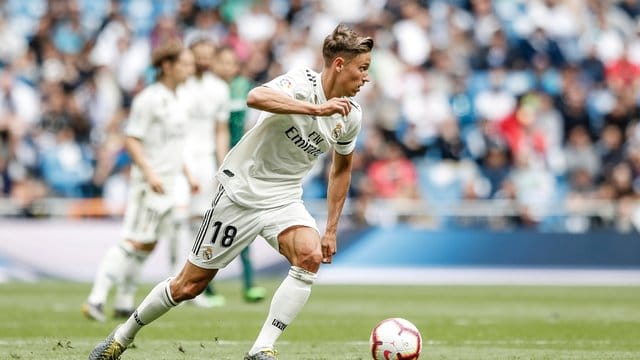 Wechselt in Madrid von Real zum Stadtrivalen Atlético: Marcos Llorente. Wechselt in Madrid von Real zum Stadtrivalen Atlético: Marcos Llorente.