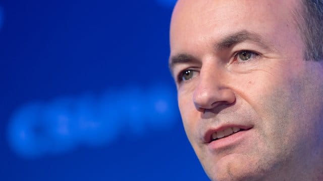 Hat keine Mehrheit - die anderen Spitzenkandidaten allerdings auch nicht: Manfred Weber. Hat keine Mehrheit - die anderen Spitzenkandidaten allerdings auch nicht: Manfred Weber.