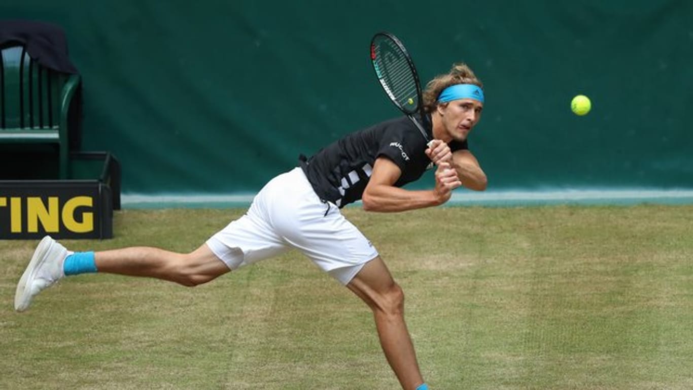 Verpasste in Halle das Halbfinale: Alexander Zverev.