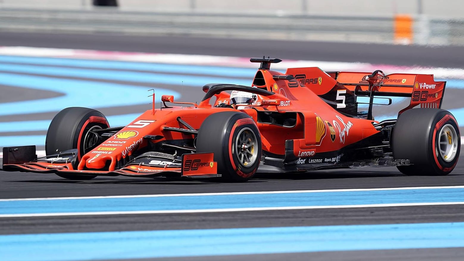 Freies Training: Sebastian Vettel auf der Strecke in Le Castellet.