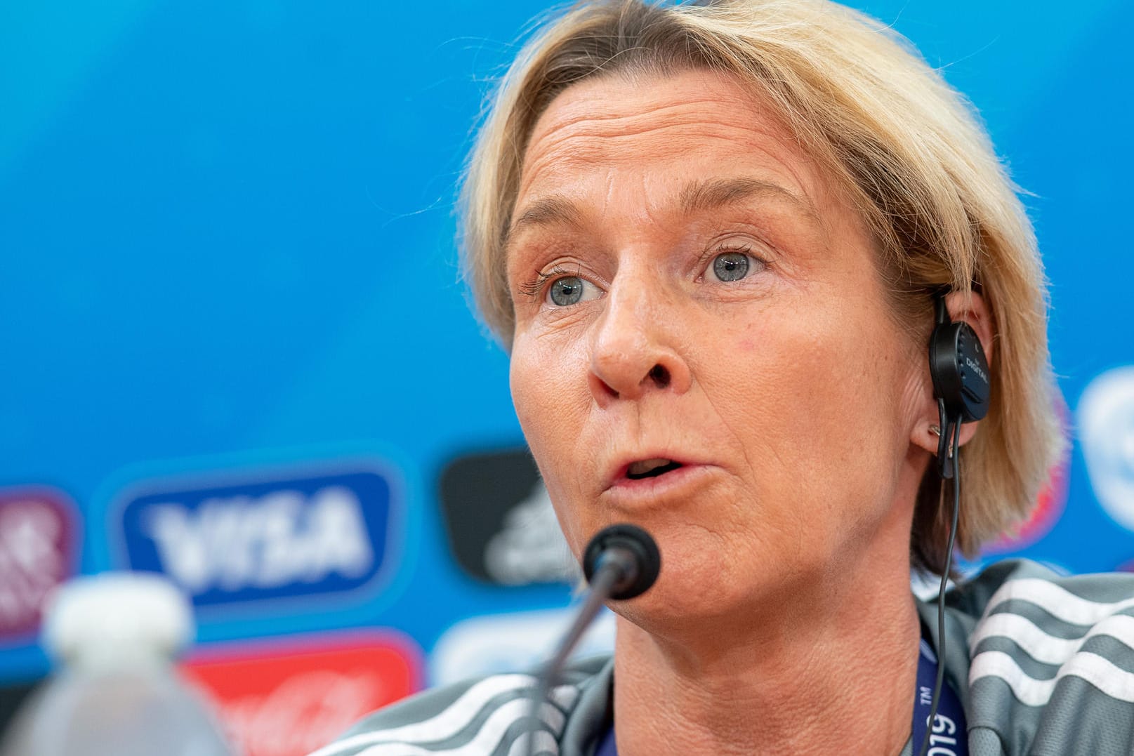 Abschlusspressekonferenz vor dem Spiel am Samstag mit Bundestrainerin Martina Voss-Tecklenburg.