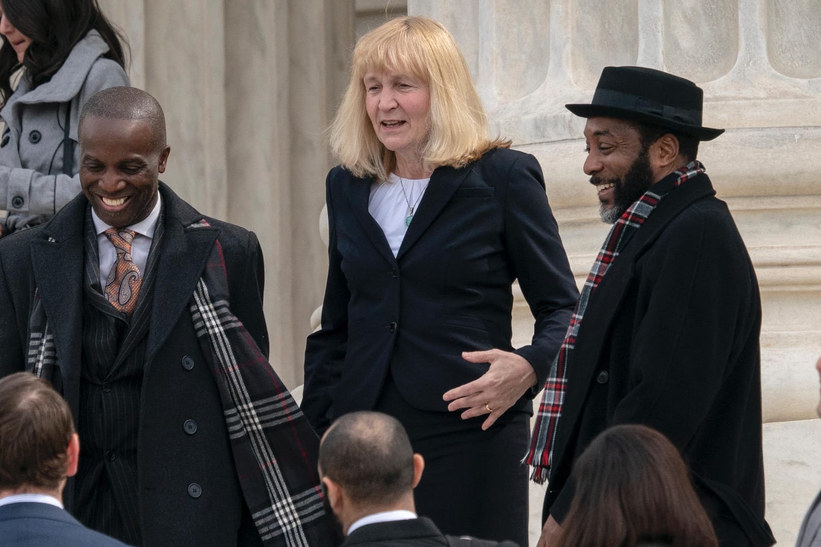 Rechtsanwältin Sheri Johnson verlässt den Supreme Court: Nach der Aufhebung des Urteils kann Curtis Flowers nun zum siebten Mal der Prozess gemacht werden. Er sitzt seit 22 Jahren im Gefängnis.