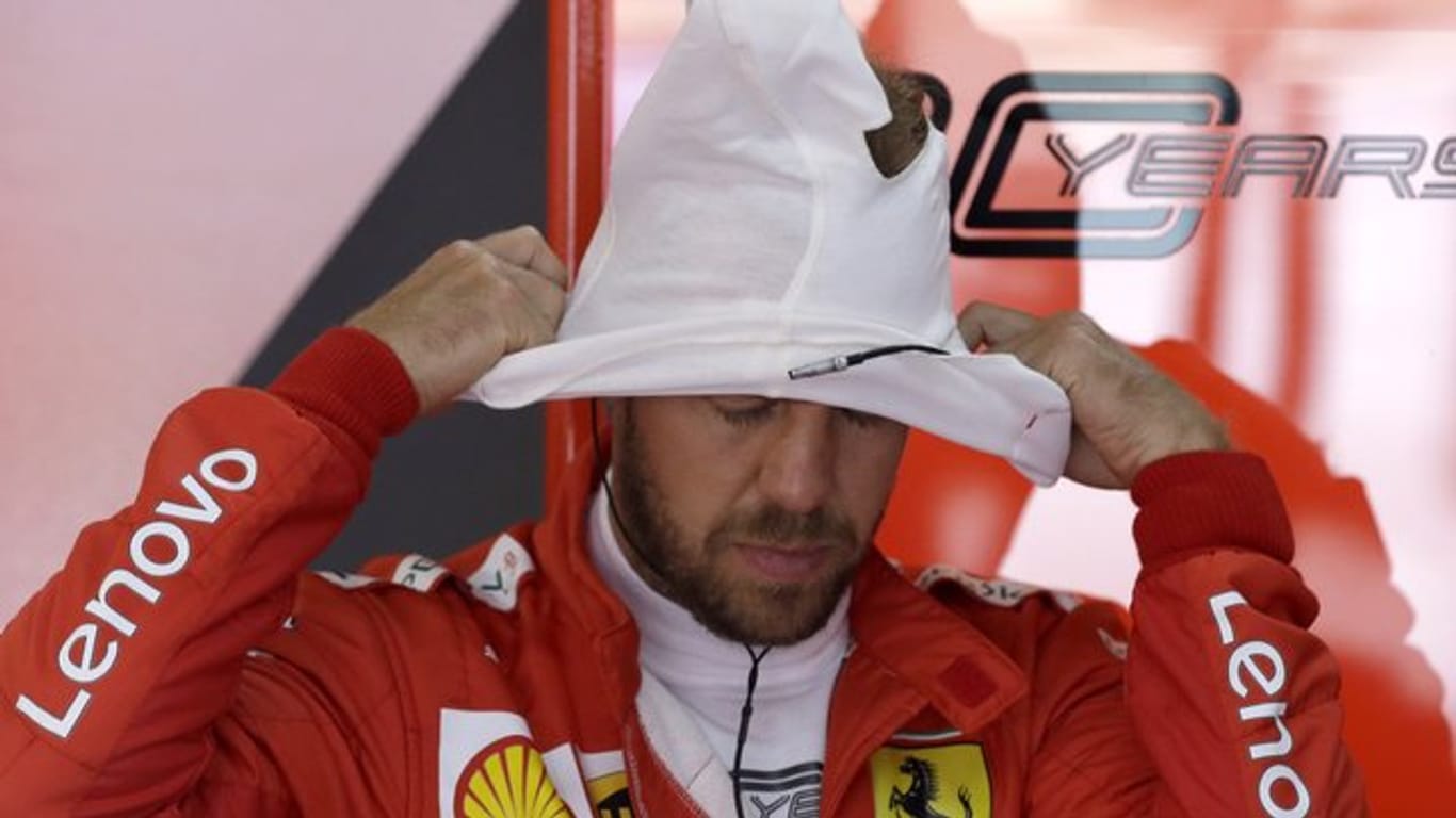 Hat derzeit nicht die beste Laune: Ferrari-Star Sebastian Vettel.