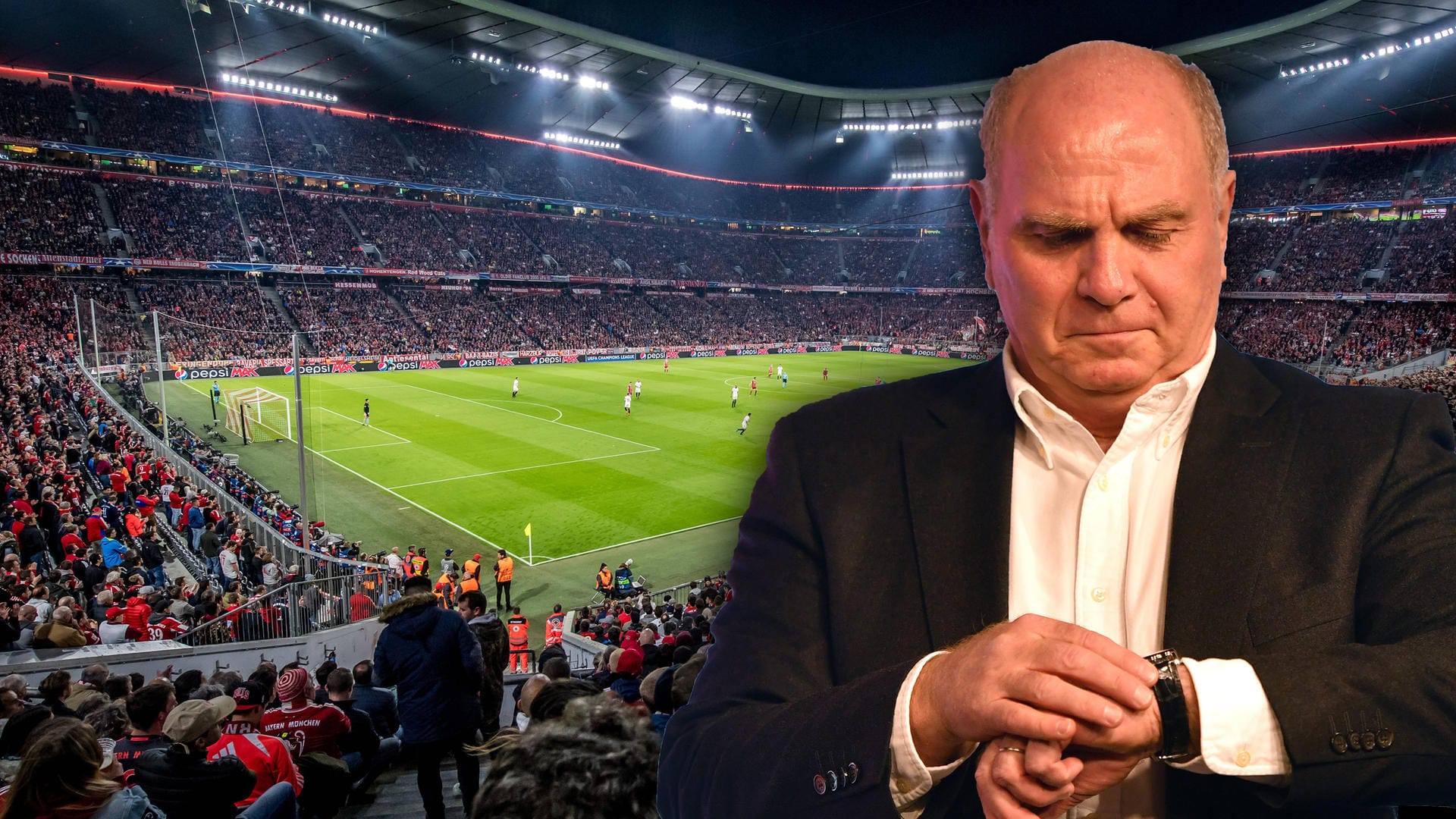 Der starke Mann des FC Bayern: Uli Hoeneß.