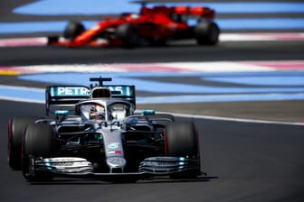 Formel 1 in Frankreich: Vettel jagt Hamilton
