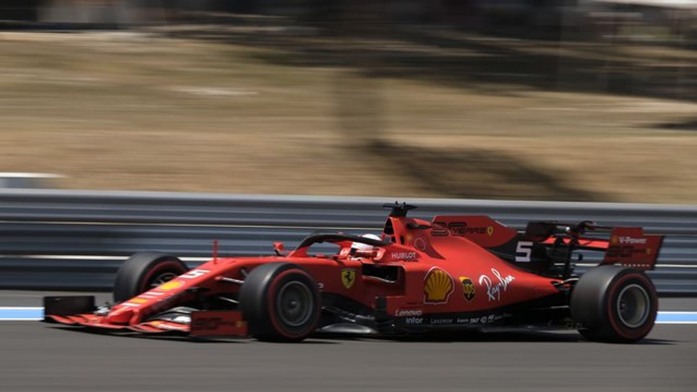 Sebastian Vettel startet beim Formel-1-Rennen in Frankreich vom siebten Platz.