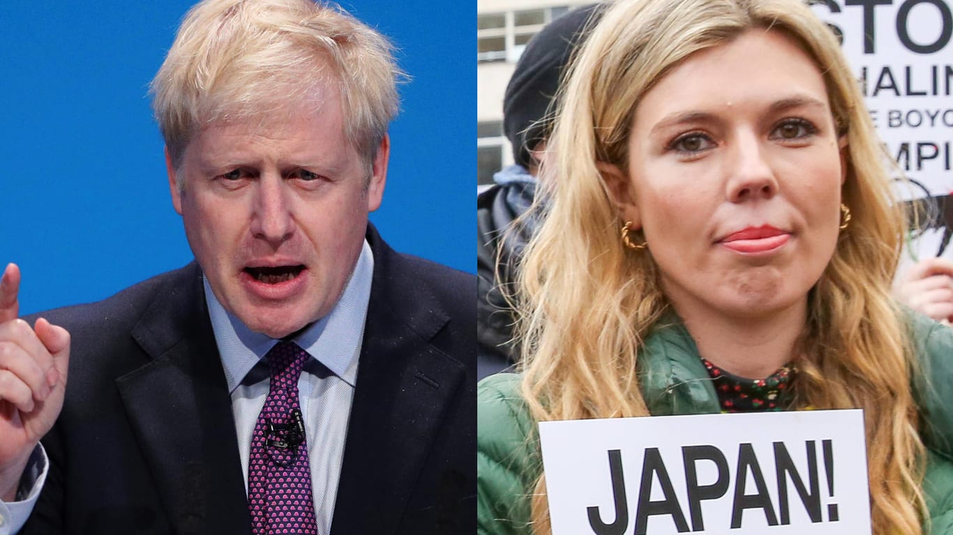 Boris Johnson und seine Freundin Carrie Symonds: Der Ex-Außenminister steht im Rennen um die May-Nachfolge wegen eines Streits mit seiner Partnerin unter Druck.