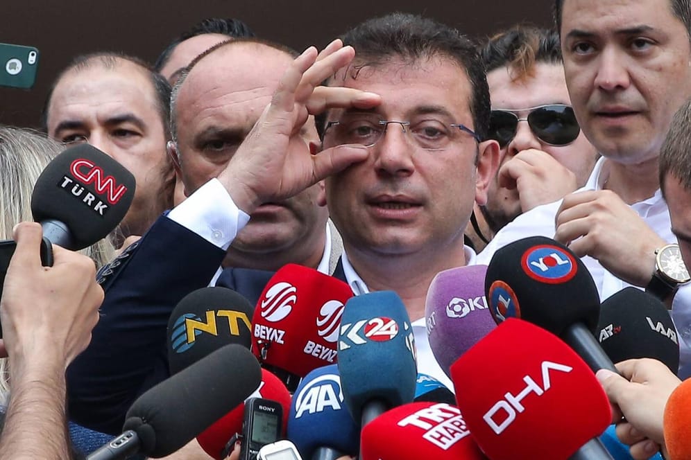 Ekrem Imamoglu, Kandidat der CHP: Er hatte bereits im März die Wahl gewonnen.