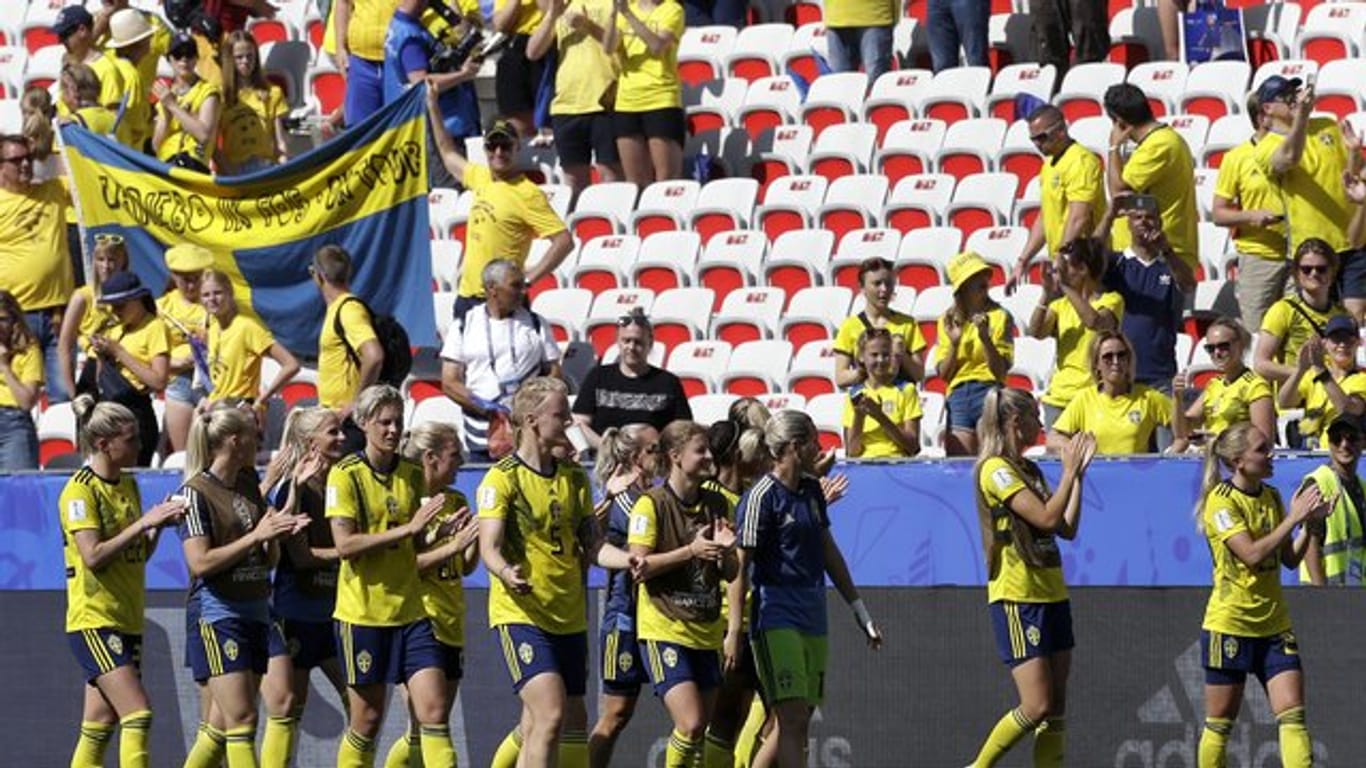 Die schwedische Frauen-Nationalmannschaft trifft im Achtelfinale auf Kanada.