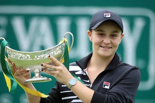 Nach ihrem Sieg in Birmingham neuer Nummer eins der Frauen: Ashleigh Barty.