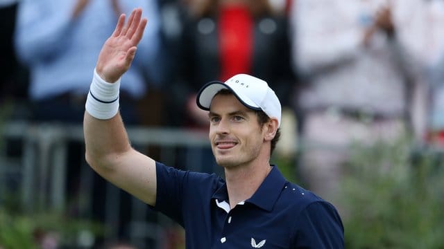 Andy Murray feierte sein Comeback im Doppel.