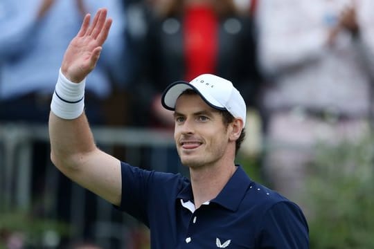 Andy Murray feierte sein Comeback im Doppel.