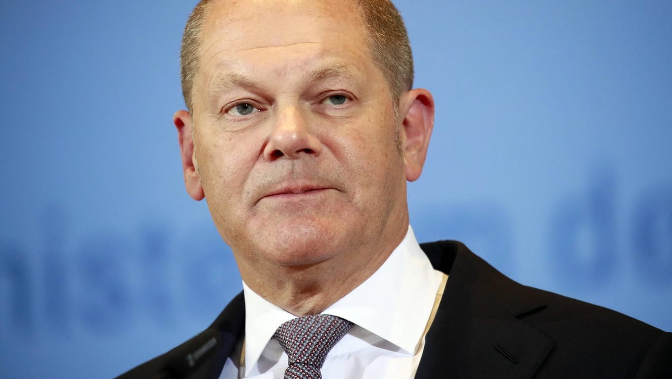Bundesfinanzminister Olaf Scholz (SPD): "Kein Grund zur Aufregung".