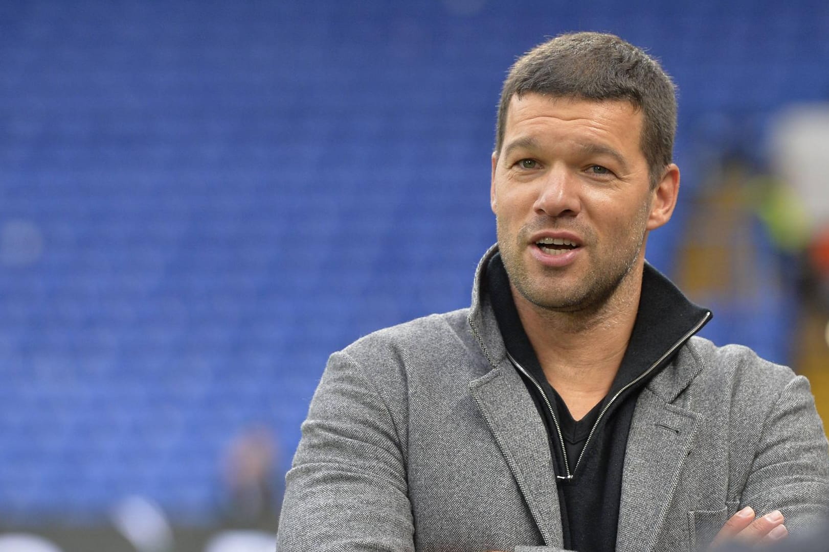 Wäre auch gerne mal Coach: Michael Ballack macht die Trainer-Lizenz.