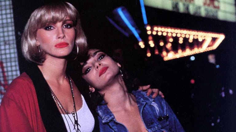 Julia Roberts und Laura San Giacomo: Im Film "Pretty Woman" spielten sie Vivian Ward und ihre Freundin Kit de Luca.