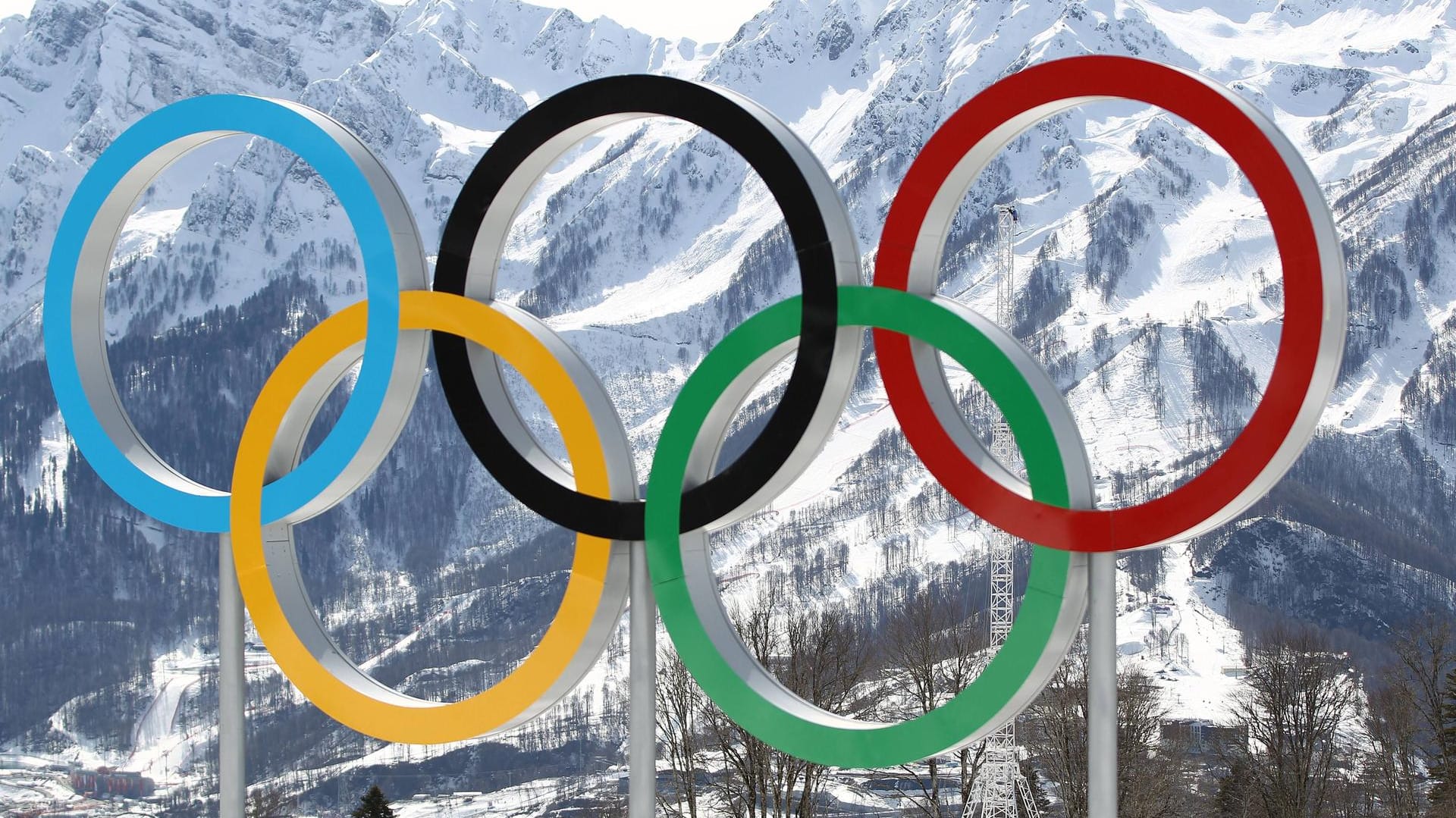 Die olympischen Ringe