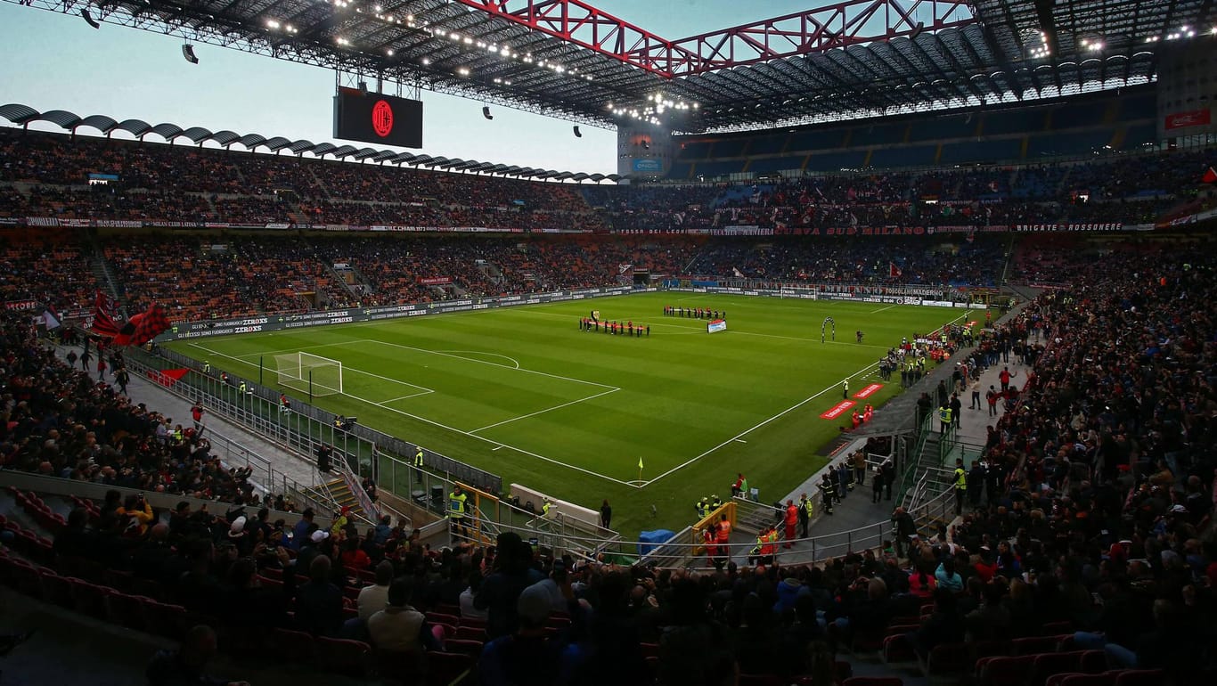 Legendäres Stadion: Das San Siro bei einem Ligaspiel des AC Mailand im Mai.