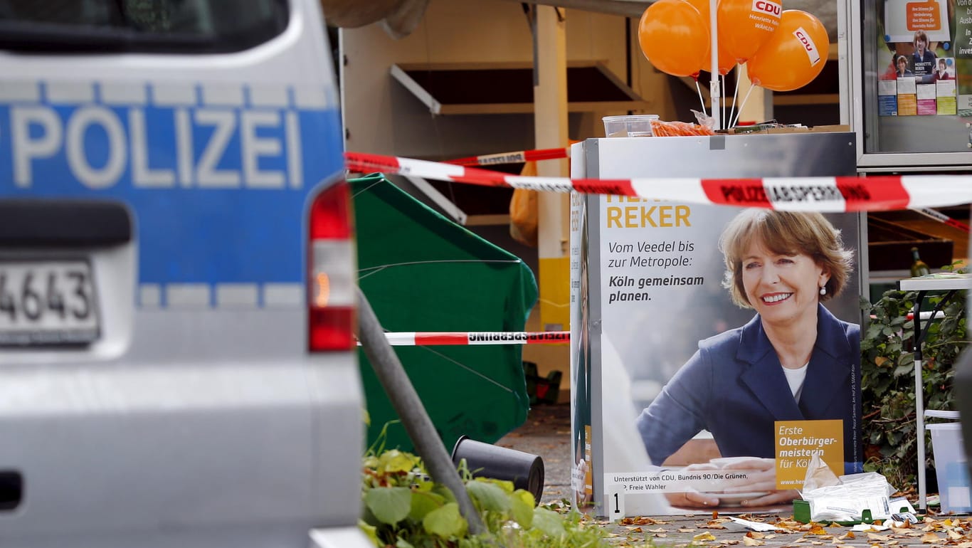 Tatort des Angriffs auf die damalige Bürgermeisterkandidatin Henriette Reker in Köln.