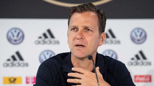 Zufrieden mit der Entwicklung des deutschen Fußballs: DFB-Direktor Oliver Bierhoff. Zufrieden mit der Entwicklung des deutschen Fußballs: DFB-Direktor Oliver Bierhoff.