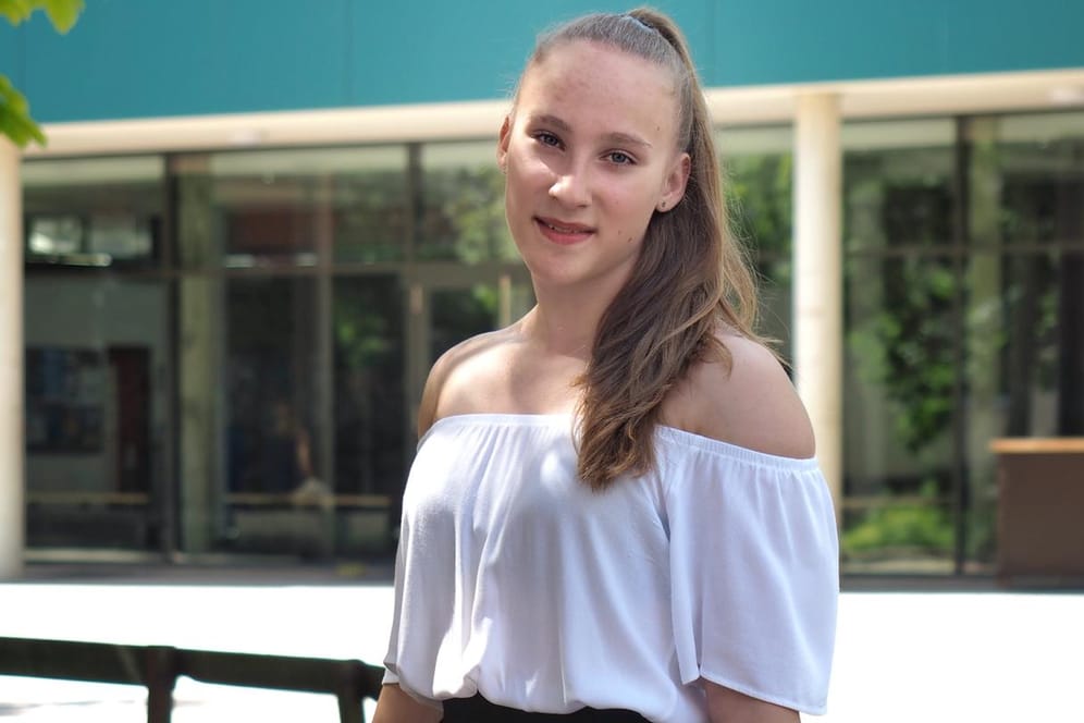 Mandy Hoffmann: Die 14-Jährige ist die jüngste Abiturientin Niedersachsens.