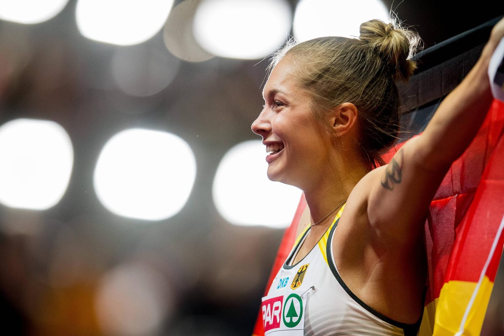 Gina Lückenkemper: Deutschlands beste Sprinterin gewann bei der EM in Berlin Silber und Bronze.