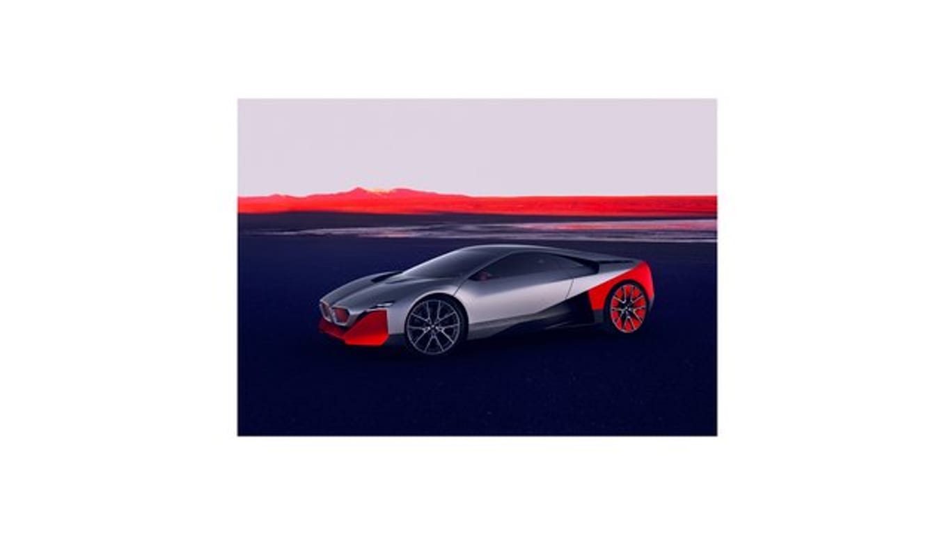 Supersportler von morgen: Für den Antrieb greift der BMW Vision M Next auf einen Plug-in-Hybrid-Antrieb mit 441 kW/600 PS zurück.