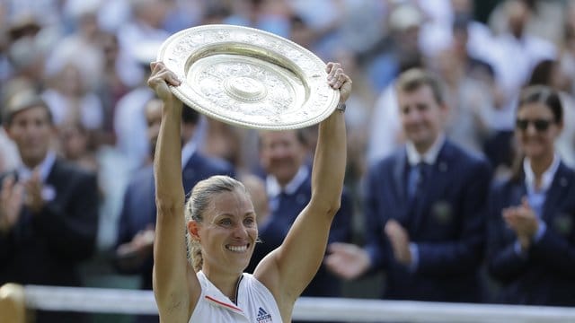 Titelverteidigerin in Wimbledon: Angelique Kerber.