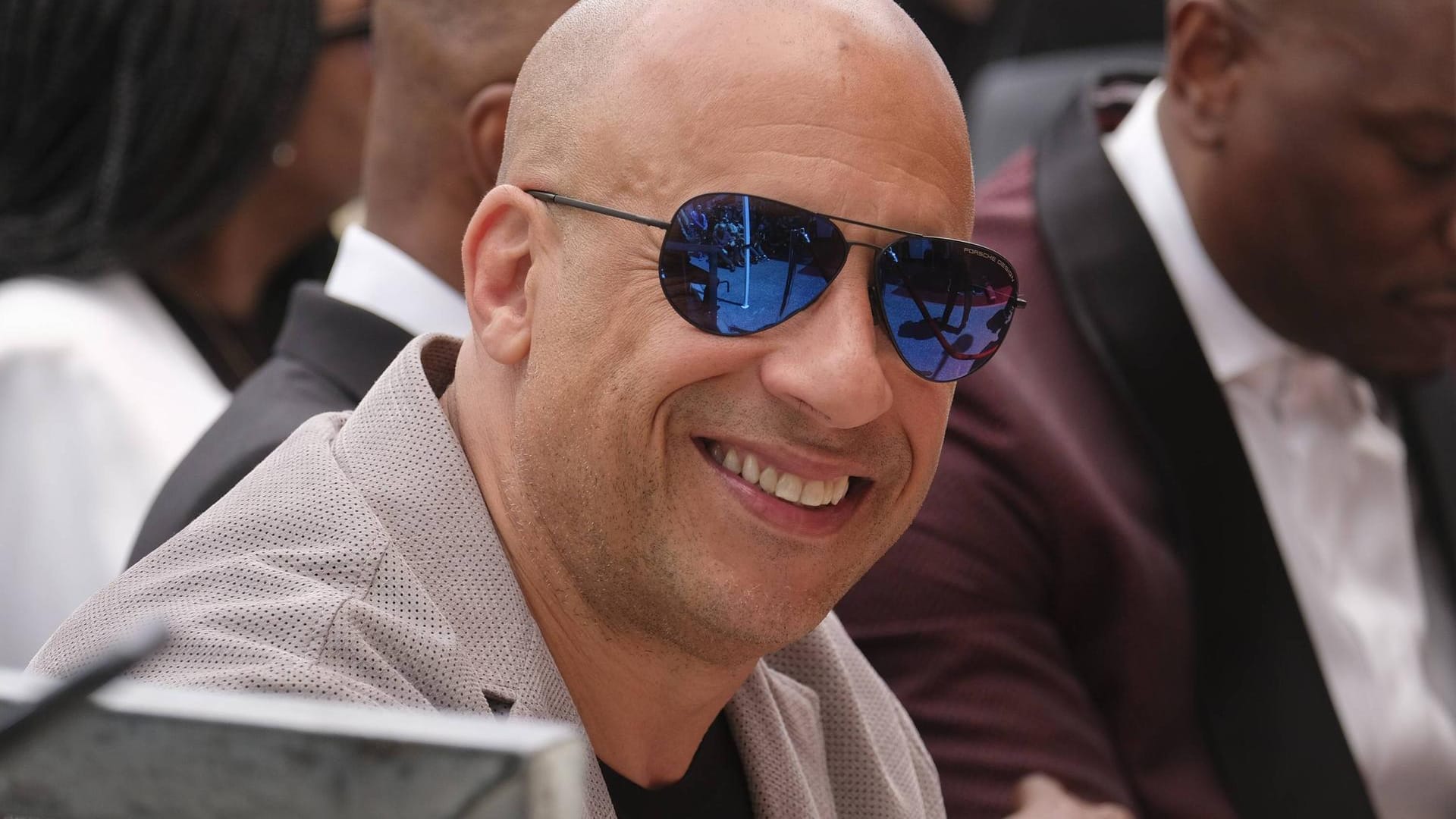 Vin Diesel: Der Schauspieler freut sich über den Drehbeginn.