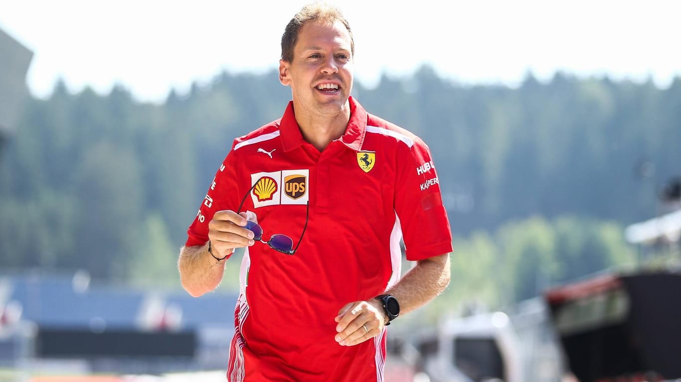 Sebastian Vettel hat gut lachen vor dem Grand Prix von Österreich.