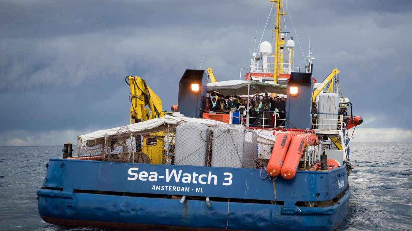 Seenotrettungsboot “Sea-Watch 3“.